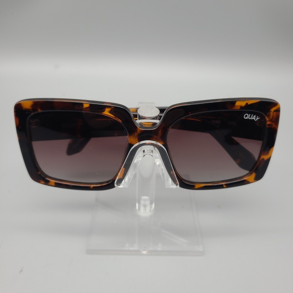 Quay Australia Tortoiseshell Brown Square Sunglasses